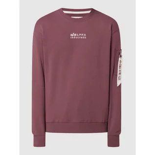 Bluzy męskie - Bluza z bawełny ekologicznej - Alpha Industries - grafika 1