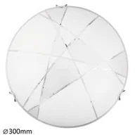 Lampy sufitowe - Rabalux PLAFON nowoczesna Oprawa sufitowa ETERNA 3949 IP20 Biały przezroczysty - miniaturka - grafika 1
