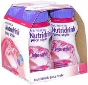 Żywienie medyczne - Nutridrink juice style o smaku truskawkowym 4 x 200 ml (KRÓTKA DATA) (data ważności 20-08-2023) - miniaturka - grafika 1