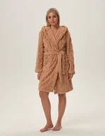 Szlafroki damskie - Szlafrok Fredda 41955-80X Beżowy - Henderson Ladies - miniaturka - grafika 1