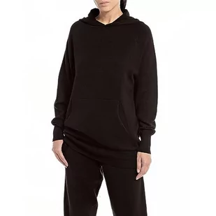 Replay Damska bluza z kapturem, brązowa (Deep Brownk 601), M, Deep Brownk 601, M - Bluzy damskie - miniaturka - grafika 1