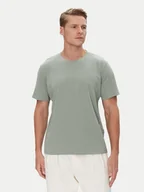 Koszulki męskie - Selected Homme T-Shirt Aspen 16087842 Zielony Regular Fit - miniaturka - grafika 1