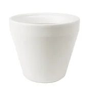 Donice - Doniczka plastikowa Lima śr.55 cm biała Lamela - miniaturka - grafika 1