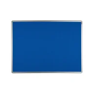 Tablice i flipcharty - ekoTAB Tablica tekstylna ekoTAB w aluminiowej ramie, 90 x 60 cm, niebieska 535100 - miniaturka - grafika 1