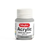 Farby i media malarskie - Ideyka Farba akrylowa Szary łupek 20ml - miniaturka - grafika 1