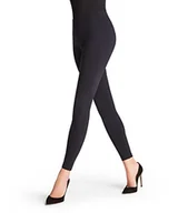 Legginsy - FALKE Kobiety Legginsy Seamless W LE Kryjący kryjące jednokolorowe 1 Para, Niebieski (Marine 6179), S - miniaturka - grafika 1