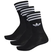 Skarpetki damskie - Adidas, Skarpety sportowe, 3-paack, Originals Solid Crew S21490, czarny, rozmiar 39/42 - miniaturka - grafika 1