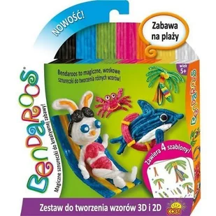 BENDAROOS 99101 PIANKOLINA WZORY 3D/2D - Masy plastyczne - miniaturka - grafika 1