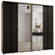 Szafy - Szafa przesuwna z lustrem wysoka Davos 7 270 głębokość 45 cm wysokość 235,2 cm - miniaturka - grafika 1