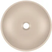 Umywalki - Umywalka nablatowa MAUN 40 Caffe latte - miniaturka - grafika 1