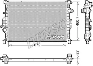 Chłodnica, układ chłodzenia silnika Denso DRM10115 - Układ chłodzenia - akcesoria - miniaturka - grafika 1