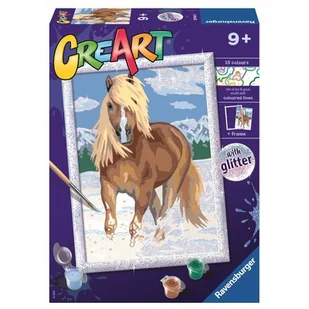 Ravensburger Malowanka CreArt Królewski Koń 28940 28940 - Zabawki kreatywne - miniaturka - grafika 1