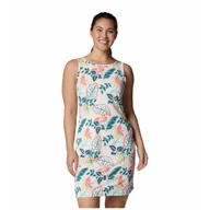 Sukienki i spódnice sportowe - Sukienki damskie Columbia Chill River Printed Dress Rozmiar: L / Kolor: biały/zielony - miniaturka - grafika 1