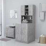 Szafki łazienkowe - vidaXL Szafka na pralkę szarość betonu 71x71,5x91,5 cm 808399 - miniaturka - grafika 1