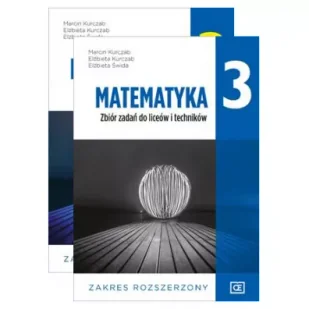 Pakiet: Matematyka 3. Podręcznik i zbiór zadań dla liceum i technikum. Zakres rozszerzony - Podręczniki do technikum - miniaturka - grafika 1
