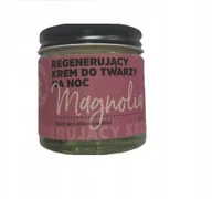 Kremy do twarzy - Regenerujący krem do twarzy na noc Magnolia, Manufaktura Bursztynnika - miniaturka - grafika 1
