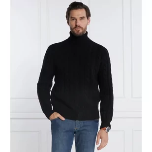 POLO RALPH LAUREN Wełniany golf Regular Fit z dodatkiem kaszmiru - Swetry męskie - miniaturka - grafika 1