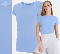 Koszulki i topy damskie - Koszulka Damska 4f T-shirt F2255 Podkoszulek Sportowa Na Co Dzień Xl - miniaturka - grafika 1