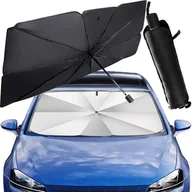Akcesoria motoryzacyjne - Osłona Przeciwsłoneczna na Szybę Przednią do Samochodu Mata Auta Parasol UV XTROBB - miniaturka - grafika 1