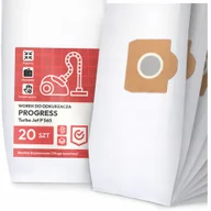 Worki do odkurzaczy - 20x Worek do Odkurzacza Progress Turbo Jet P 565 Syntetyczny Pojemny Worki - miniaturka - grafika 1
