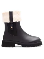 Botki damskie - Badura Botki NORA-01W4-003 Czarny - miniaturka - grafika 1