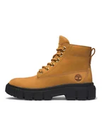 Botki damskie - Timberland Skórzane botki "Greyfield" w kolorze karmelowo-czarnym - miniaturka - grafika 1