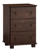 Komody - Komoda sosnowa drewniana nr14 g47 orzech - miniaturka - grafika 1