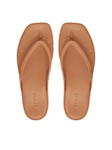 Crocs Japonki Miami Flip 211435 Brązowy - Klapki i japonki damskie - miniaturka - grafika 1