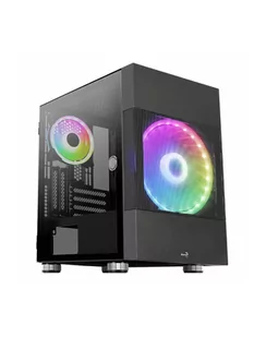 Aerocool Atomic v2 black ATX - Obudowy komputerowe - miniaturka - grafika 1