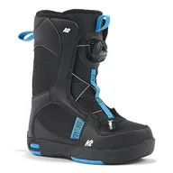 Buty snowboardowe - K2 Snowboarding MINI TURBO, młodzieżowe buty snowboardowe, unisex, czarne, EU: 34 (Wielka Brytania: 2 / US: 3 / cm: 21,5) - 11H2020.1.1.030 - miniaturka - grafika 1