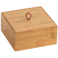 Akcesoria łazienkowe - Wenko Organizer łazienkowy TERRA bambus 15 x 15 cm 23923100 - miniaturka - grafika 1