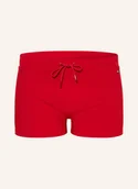 Spodenki damskie - Tommy Hilfiger Szorty Kąpielowe rot - miniaturka - grafika 1