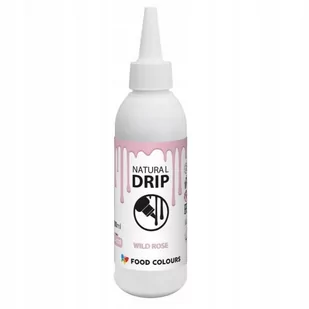POLEWA ZASTYGAJĄCA Natural Drip 100ml - Wild Rose - Dodatki do ciast w proszku - miniaturka - grafika 1