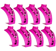 Biżuteria - akcesoria - zestaw 8 sztuk - stojak na biżuterię, stojak na naszyjnik, plastikowy stojak na biżuterię, stojak na kolczyki, stojak na biżuterię, stojak na łańcuszek dla jubilerów - sklepy, stojak - Rose - miniaturka - grafika 1