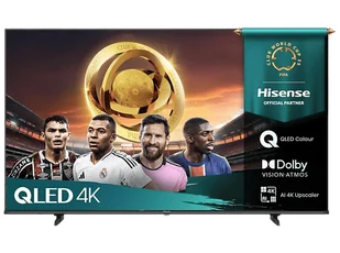 Telewizor HISENSE 65E7Q 65" QLED 4K VIDAA Smart OS Al Upscaler Czarny - Telewizory - miniaturka - grafika 1