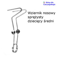 Akcesoria medyczne - Wziernik nosowy sprężysty dziecięcy średni 08-272 METECH - miniaturka - grafika 1