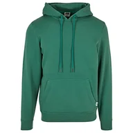 Bluzy męskie - Urban Classics Męska bluza z kapturem Organic Basic, liść, Liść, XXL - miniaturka - grafika 1
