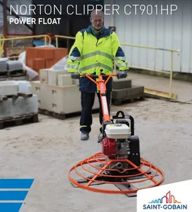 NORTON CLIPPER CT901 MP ZACIERACZKA SPALINOWA DO BETONU POSADZEK HONDA GX200 - ø 900mm - Inne urządzenia budowlane - miniaturka - grafika 4
