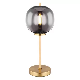 Globo Blacky 15345TMM lampa stołowa lampka 1x40W E14 dymiona/mosiądz - Lampy stojące - miniaturka - grafika 1