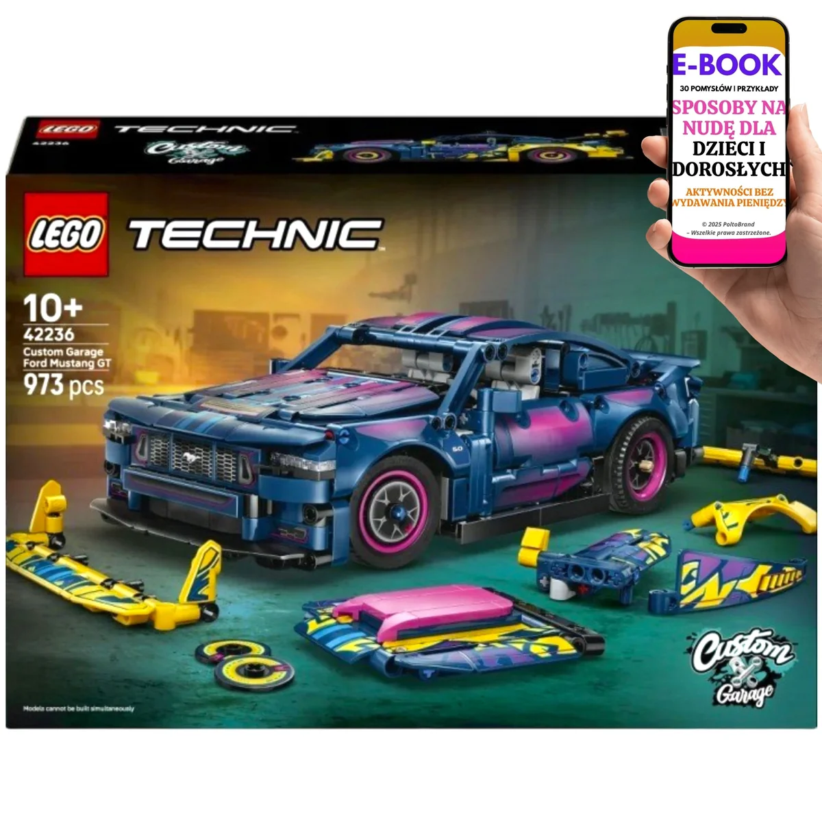 LEGO Technic Ford Mustang GT Warsztat Tuningowy 42236 Prezent Dla Miłośnika Aut