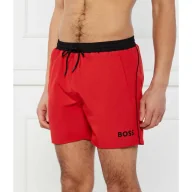 Kąpielówki męskie - BOSS BLACK Szorty kąpielowe Starfish Regular Fit - miniaturka - grafika 1