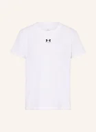 Koszulki i topy damskie - Under Armour T-Shirt Ua Rival Core weiss - UNDER ARMOUR - miniaturka - grafika 1