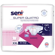 Bielizna lecznicza - Seni Super Quatro, pieluchomajtki, XXL, 160-210 cm, 10 sztuk - miniaturka - grafika 1