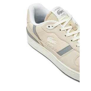 Sneakersy Lacoste T-Clip 748SMA0032 Beżowy - Sneakersy męskie - miniaturka - grafika 1