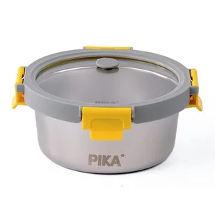 Pojemnik stalowy PIKA MetalShock 650 ml Srebrno-przezroczysty - Pojemniki kuchenne - miniaturka - grafika 1