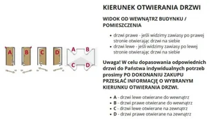 Drzwi zewnętrzne grube ciepłe PCV (kolor: biały, strona: prawa, szerokość: 100 cm) 54451821 - Pozostałe wyposażenie warsztatu - miniaturka - grafika 5