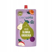 Koncentraty warzywne, przeciery - Owolovo Mus owocowy 100 % jabłko śliwka gruszka 300 g - miniaturka - grafika 1