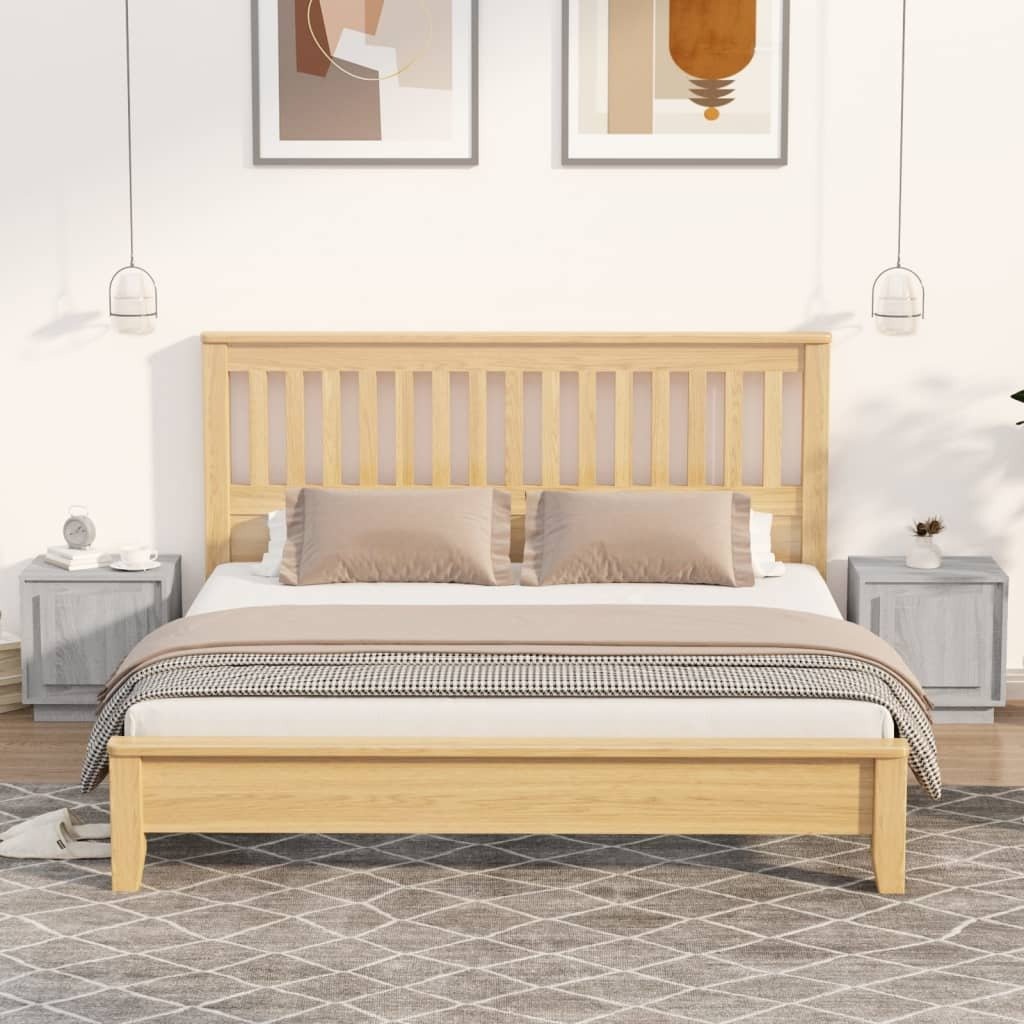 Szafki nocne 2 szt. Szara Sonoma 44x35x45 cm Materiał drewnopochodny