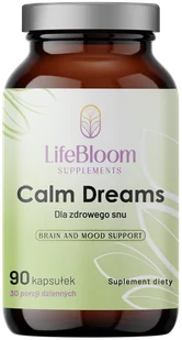 LIFEBLOOM CALM DREAMS 90 KAPSUŁEK - Układ nerwowy - miniaturka - grafika 1