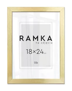 Ramka na zdjęcia 18x24 cm Złota - Ramki na zdjęcia - miniaturka - grafika 1